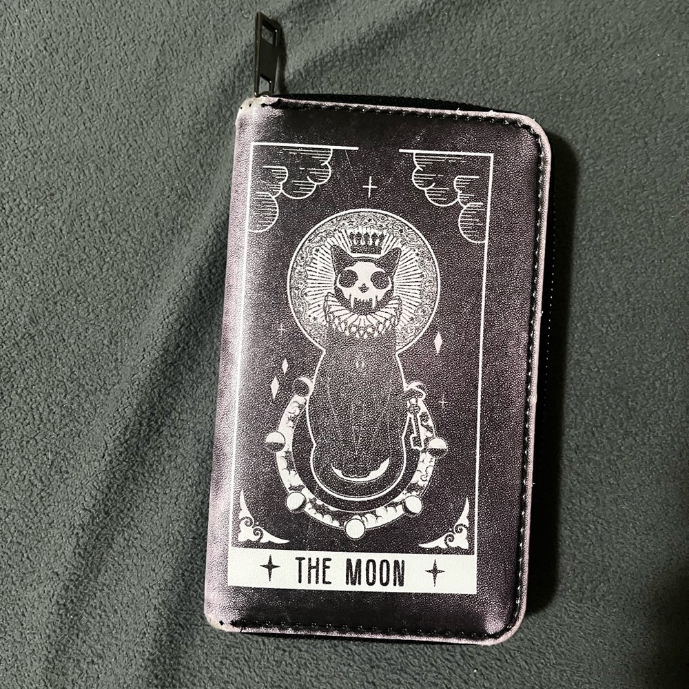Cat Tarot Card Clutch Wallet
